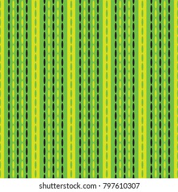 Fabric stripe design green