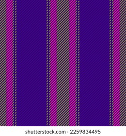 Tejido de tela. Líneas vectoriales de fondo. La textura del patrón es vertical sin fisuras en colores violeta y brillante.