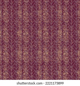 fabric stripe texture of classic gold tweed, geometric checkered diagonal gingham repeatable ornament for traditional on maroon background