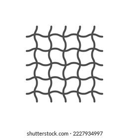 Fabric structure line outline icon