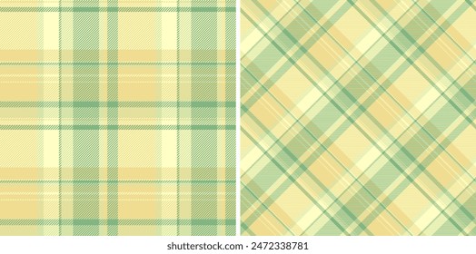 Fabric tartan texture of pattern check vector with a textile seamless plaid background. Set in earth colours for stylish duvet cover designs.