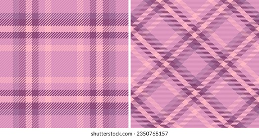 Fabric tartan vector of plaid pattern background with a check textile texture seamless set in sky colors.