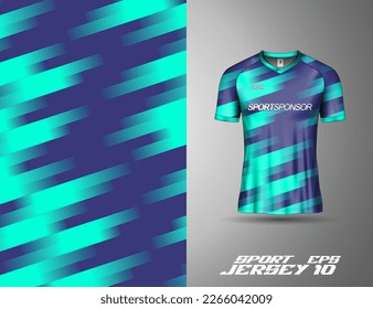 Fabric textile design front view for sport tshirt soccer jersey mockup extreme sport jersey team, motocross, racing, cycling, fishing, diving, leggings, football, gaming