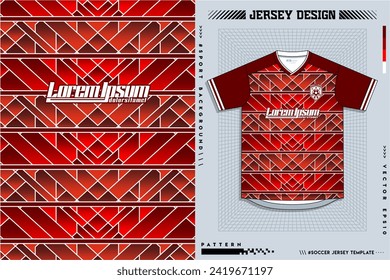 Diseño textil de tela vista frontal para camisetas deportivas camisetas de fútbol camiseta mockup equipo deportivo extremo jersey, motocross, carreras, ciclismo, pesca, submarinismo, piernas, fútbol, juegos de azar