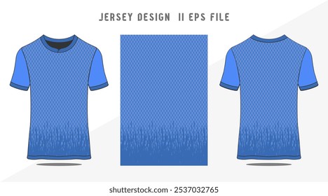 Fabric textile design for soccer jersey