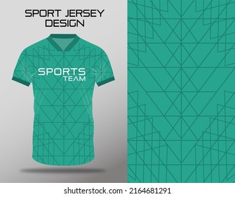 Fabric Textile Design for Sport Soccer Football Team Jersey or Volleyball  Badminton Club Uniform with Mockup