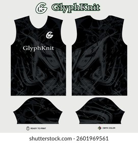 Fabric textile design for Sport t-shirt, Soccer jersey mockup for football club. uniform front view.