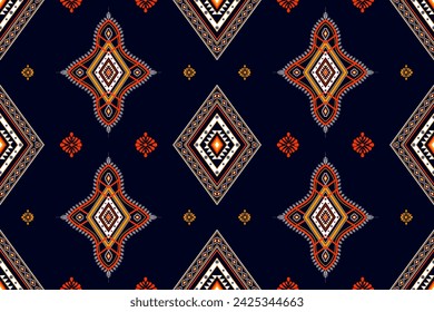 Stoff Textil Mandala Ornamente Hintergrund Stickerei. Azteken-Teppich-Stamm boho nativ. Geometrisches Muster amerikanische und mexikanische Navajo. Traditioneller Stammesstil.