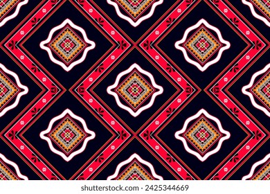 Fabric textile mandala ornaments background embroidery. Aztec carpet tribal boho native.Geometric pattern american and mexican navajo. Traditional tribal style.