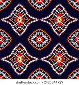 Stoff Textil Mandala Ornamente Hintergrund Stickerei. Azteken-Teppich-Stamm boho nativ. Geometrisches Muster amerikanische und mexikanische Navajo. Traditioneller Stammesstil.