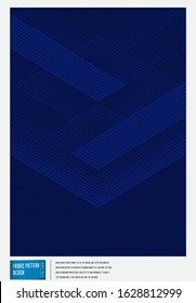 Fabric textile pattern for soccer jersey, football kit, sportswear, or sport uniform. Abstract background with dot pattern. Minimal Cover design template. Vector art and Illustration. 