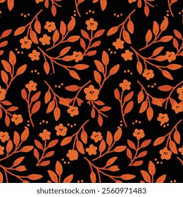 Fabric Textile Seamless Pattern Design Art Texture Vintage Illustration Vector