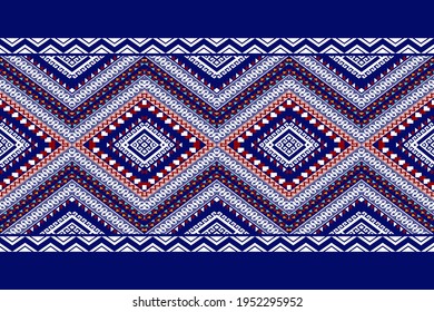 Patrón sin fisuras de tejido. Papel tapiz geométrico, azteca, boho, alfombra, mandala, étnico, ikat chevron. Fondo de ilustraciones vectoriales con ornamentos.