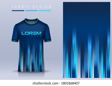 Fabric textile for Sport t-shirt ,Soccer jersey mockup for football club. uniform front and back view.