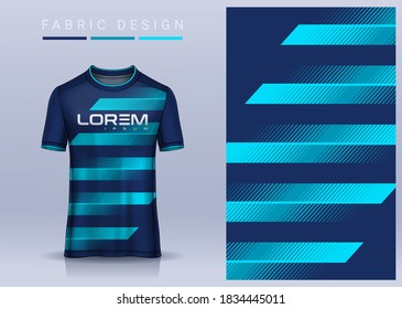 Fabric textile for Sport t-shirt ,Soccer jersey mockup for football club. uniform front and back view.