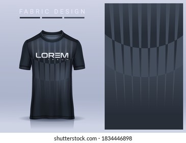 Fabric textile for Sport t-shirt ,Soccer jersey mockup for football club. uniform front and back view.