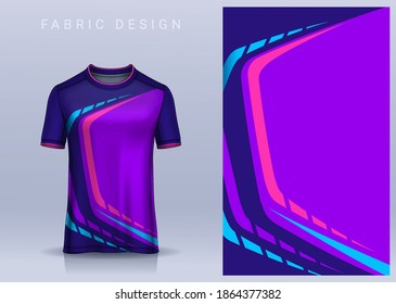 Tela textil para camiseta deportiva, camiseta deportiva, jersey de fútbol para club de fútbol. vista frontal uniforme.