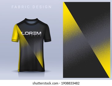 Fabric textile for Sport t-shirt ,Soccer jersey mockup for football club. uniform front view.