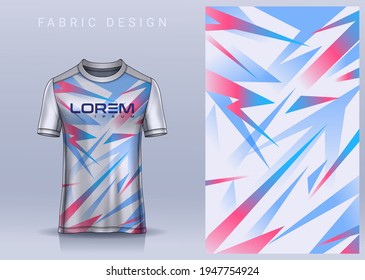 Tela textil para camiseta deportiva, camiseta deportiva, jersey de fútbol para club de fútbol. vista frontal uniforme.