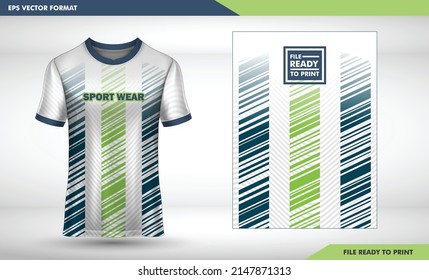 Fabric textile for Sport t-shirt ,Soccer jersey mockup for football club. uniform front view