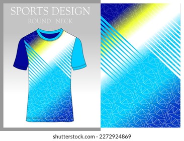 Tela textil para camiseta deportiva, jersey de fútbol para club deportivo. vista frontal uniforme.