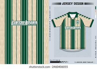 Fabric textile for Sport t-shirt ,Soccer jersey mockup for football club. uniform front view.