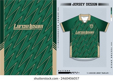 Fabric textile for Sport t-shirt ,Soccer jersey mockup for football club. uniform front view.