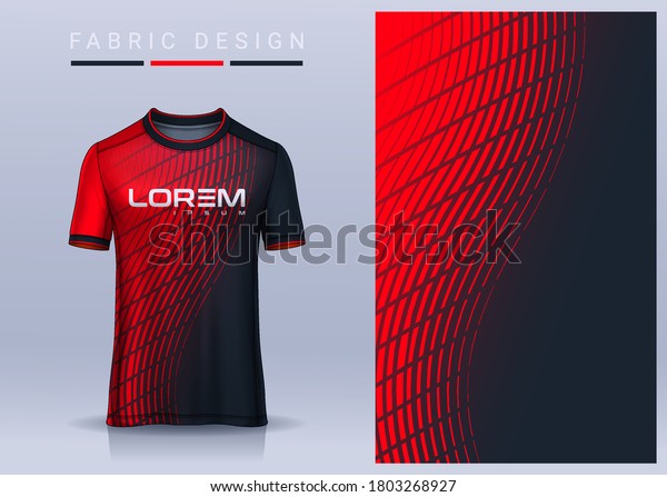 Fabric textile for Sport
t-shirt ,Soccer jersey mockup for football club. uniform front and
back view.