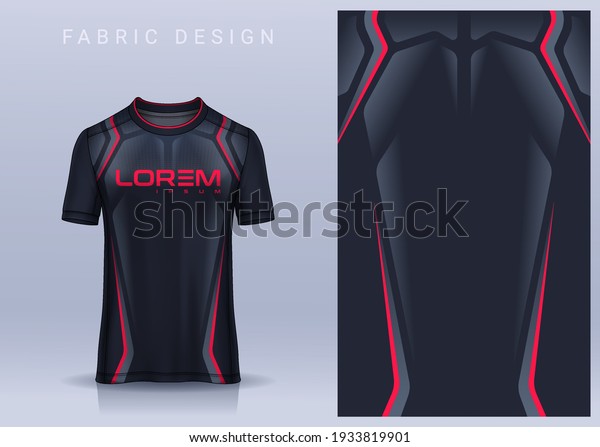 Fabric textile for Sport t-shirt
,Soccer jersey mockup for football club. uniform front
view.