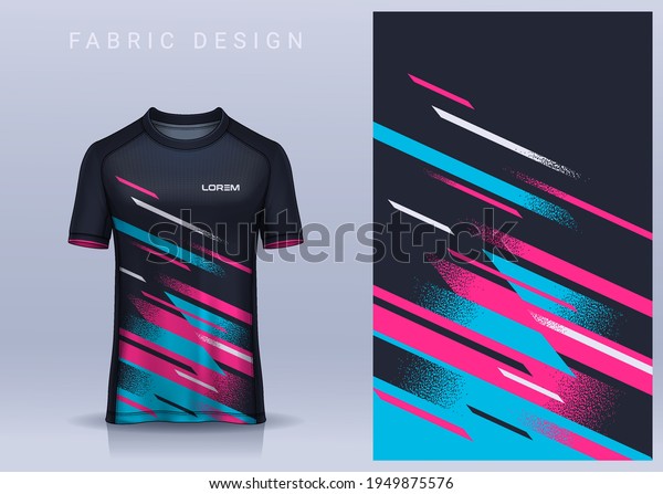 Fabric textile for Sport t-shirt\
,Soccer jersey mockup for football club. uniform front\
view.