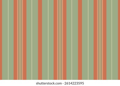Fabric textile fabric stripe, designer vector seamless texture. Vertical background pattern lines vertical in orange and pastel colors palette.