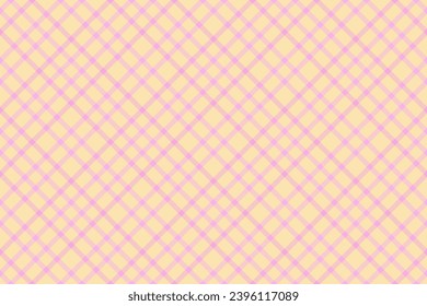 Fabric textile texture of vector tartan background with a plaid check seamless pattern in moccasin and light colors.