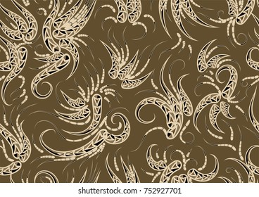 fabric texture. abstract floral vector background