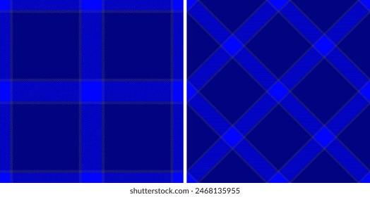 Fondo de textura de tela de cuadros de tela con un patrón de Vector de tartán sin costuras establecido en colores elegantes.