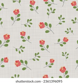 fabric texture with beautiful seamless floral motifs, suitable for printing, wrapping, fabric motifs, and so on