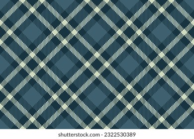 Comprobación de textura de tejido de manto de lona de patrón con un vector textil de fondo transparente en colores oscuros y cian.