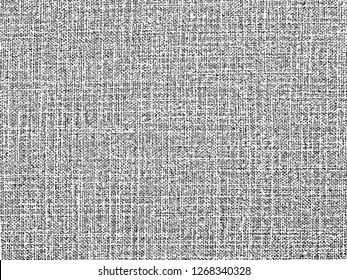 Fabric texture. Cloth knitted, cotton, wool background. Vector background. Grunge rough dirty background. Brushed black paint cover. Renovate wall frame grimy backdrop. Empty.Pattern.stroke