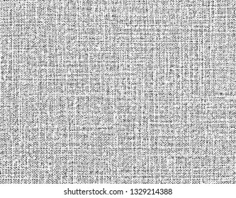 Fabric texture. Cloth knitted, cotton, wool background. Vector background. Grunge rough dirty background. Brushed black paint cover. Renovate wall frame grimy backdrop. Empty.Pattern.