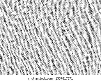 Fabric texture. Cloth knitted, cotton, wool background. Vector background. Grunge rough dirty background. Brushed black paint cover.  Empty.Pattern.stroke.