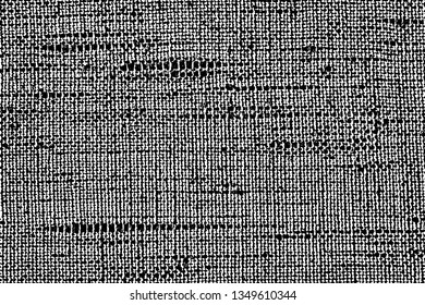 Fabric texture. Cloth knitted, cotton, wool background. Vector background. Grunge rough dirty background. Brushed black paint cover. Pattern.