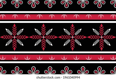 fabric texture clothing tribal design black red fashion background