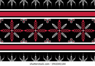 fabric texture clothing tribal design black red fashion background