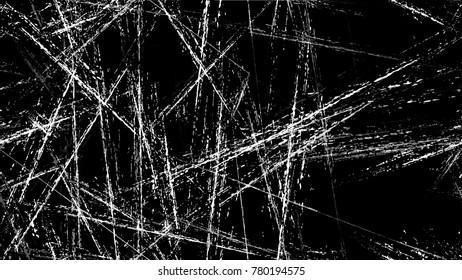 Fabric Texture with Grunge Stripes, Strokes and Scratches. Distressed Grungy Seamless Pattern Design. Overlay Rust Metal Texture. Plaster, Ink Paint Print Design Pattern.