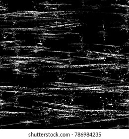 Fabric Texture with Grunge Stripes, Strokes and Scratches. Hand Drawn Old Scratched Seamless Pattern. Dirty Cracked Wall Texture. Concrete, Chalk Print Design Background.