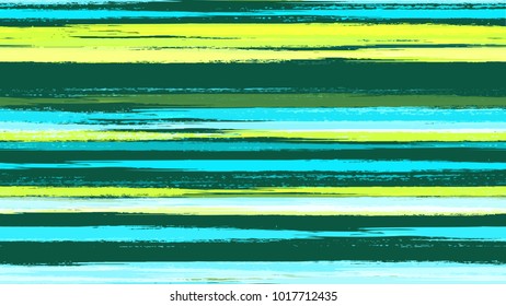 Fabric Texture with Grunge Strokes and Stripes. Hand Drawn Fashion Seamless Pattern. Paint Watercolor Style Stripes. Packaging, Fabric Print Design Pattern.