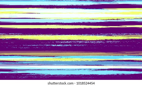 Fabric Texture with Grunge Strokes and Stripes. Hand Drawn Fashion Seamless Pattern. Painted Watercolor Style Texture. Packaging, Fabric Print Design Background.
