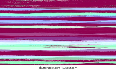 Fabric Texture with Grunge Strokes and Stripes. Paintbrush Lines Seamless Pattern. Paint Watercolor Style Stripes. Advertising, Cover Print Design Pattern.