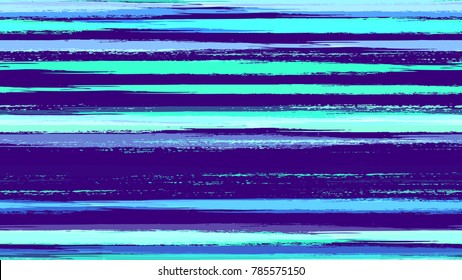 Fabric Texture with Grunge Strokes and Stripes. Hand Painted Fashion Seamless Pattern. Holiday, Summer Watercolor Texture. Fabric, Fashion Print Design Pattern.