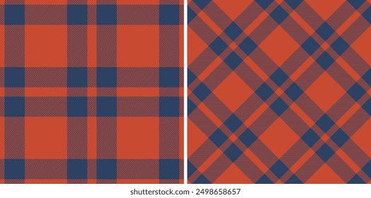 Fabric texture pattern of textile tartan background with a check seamless vector plaid. Set in halloween colours for stylish home decor.