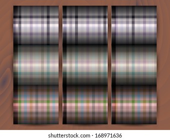 fabric texture in retro style on the stand